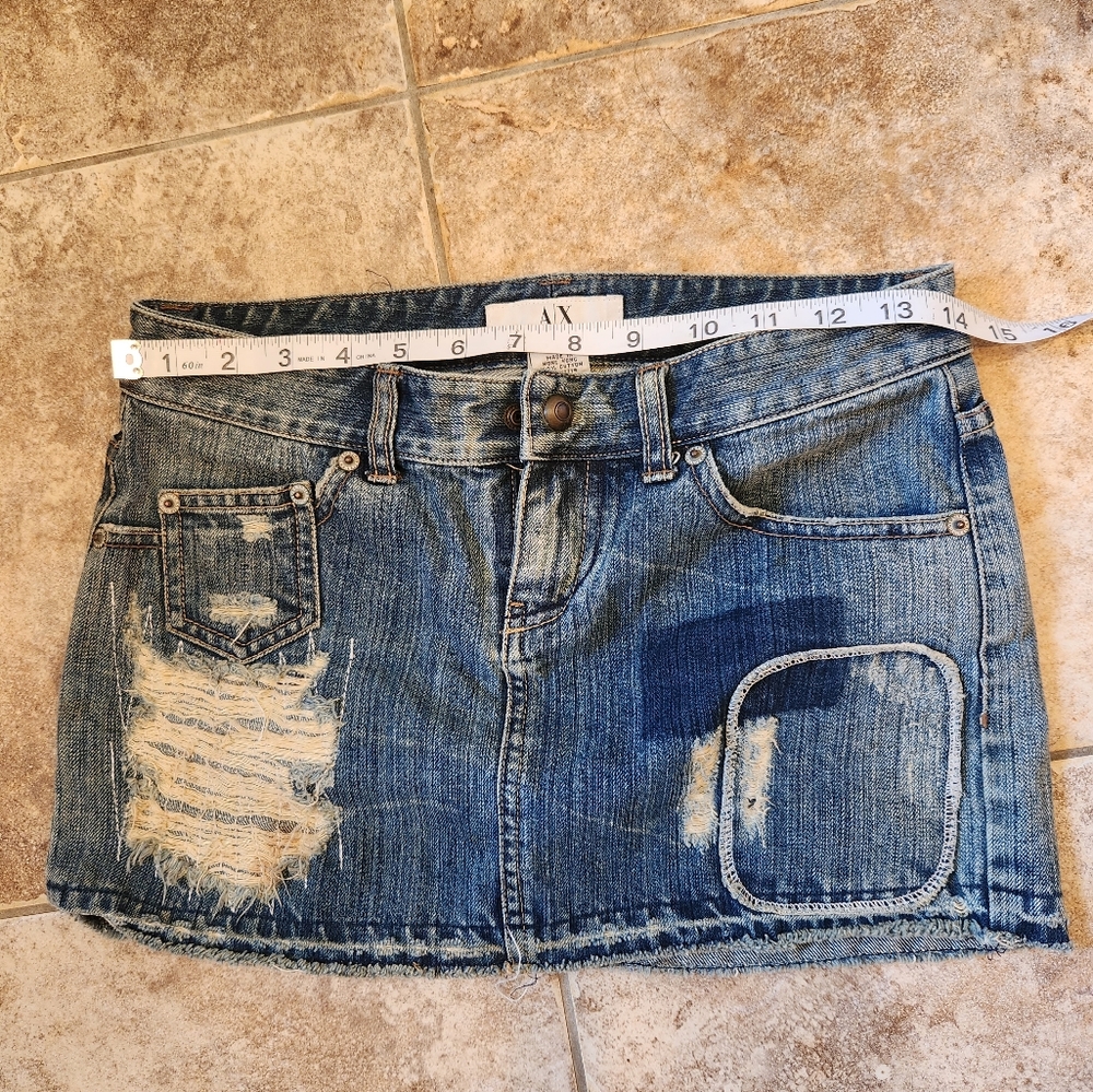 Armani Exchange demin skirt